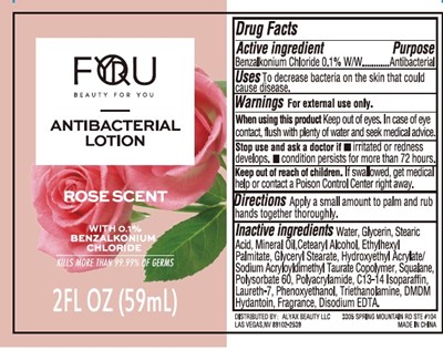 Image Of Label (Hand Sanitizer Rose Scent 59 mL Bzk Gel)